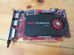 ATI Radeon FirePro 3D V4800 1GB Full Height Graphics Card Dell 0X31G - Picture 1 of 4