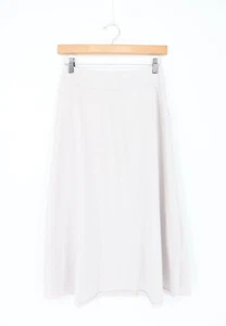 VELVET By Graham & Spencer Fiji Elastic Waist Fleece Midi Skirt Grey S $170 B7 - Picture 1 of 3