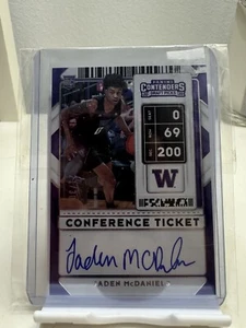 jaden mcdaniels auto 2020 Contenders Rookie Rc Autograph Conference Ticket /30 - Picture 1 of 3