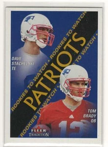 Tom Brady 2000 Fleer Tradition RC #352 Patriots - Bild 1 von 1