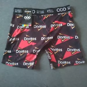 STAND OUT BE ODD Black Red Doritos Boxer Briefs Men's NWT Large Mens L - Picture 1 of 3
