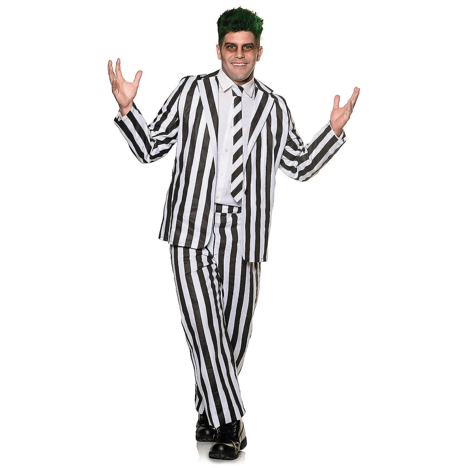 Spooky Striped Suit Costume - Underwraps - Image 1 of 1