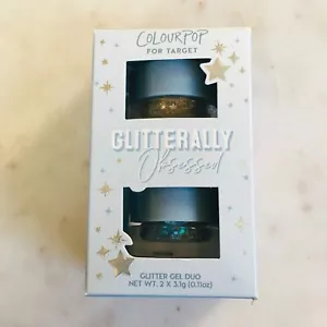 Colourpop Glitterally Obsessed Glitter Gel Duo Spinner e Born Wild NUOVO - Foto 1 di 3