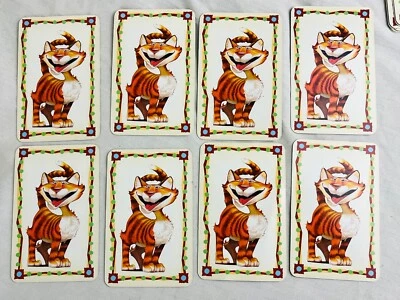 Cat Cards X8 Playing Piece Spares For Snorta Board Game Mattel - Image 1 of 2