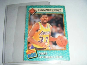1989 Sports Illustrated for Kids Basketball Card - #27 Magic Johnson Lakers - Picture 1 of 3