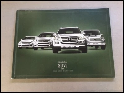 2008 Mercedes Benz SUV 78-page Sales Brochure Catalog - G500 G55 AMG ML550 R350 Foto 1 de 4