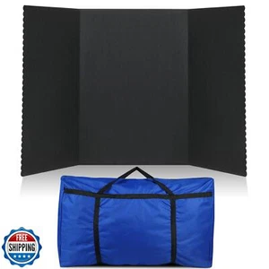 Paterr Trifold Poster Board mit Aufbewahrungstasche, Klettstoff, faltbar  - Bild 1 von 5