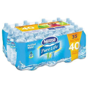 Nestle Waters Nestle Pure Life Purified Water (16.9oz / 40pk), 676 Fl Ounce
