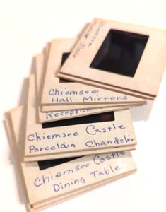 10 Slides Germany 1950s MUNICH Herrenchiemsee Castle King Ludwig Chiemsee - Picture 1 of 12