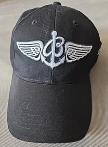 Breitling Adjustable Hat In Black With Classic Emroided Logo - Est 1984 NWOT - Picture 1 of 6