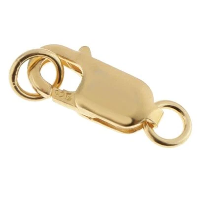 Gold Lobster Clasp Hook Jump Ring Spring Buckle  Jewelry Making Finding Supply - image 1 of 4