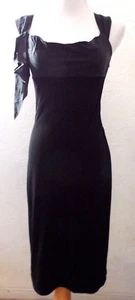 Laundry Shelli Segal Womens Dress Size 2 Velvet Drape Neck Cocktail Party - Picture 1 of 5