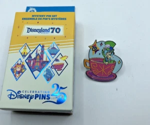 2025 DISNEYLAND 70TH ANNIVERSARY MYSTERY PIN MAD HATTER ALICE WONDERLAND - Picture 1 of 3