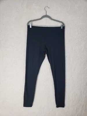 Leggings de mujer Felina extra grandes negros mezcla de polietileno cintura elástica recta ajuste Foto 1 de 4