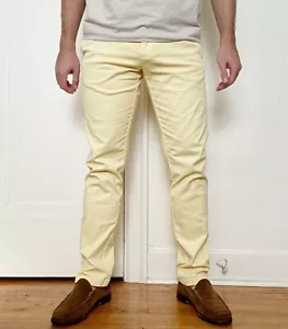 Vineyard Vines Herren Slim Straight Stretch Breaker Hose Lemon Drop 30x32 Neu - Bild 1 von 9