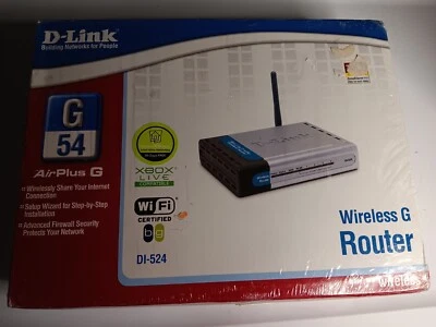D-Link DI-524 54 Mbps Wireless G 4-Port 10/100 Router (DI-524) - Image 1 of 4