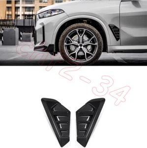 For 2024-25 BMW X5 G05 LCI M Sport Dry Carbon Side Fender Vent Cover Replace - Picture 1 of 4