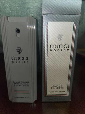 GUCCI NOBILE EAU DE TOILETTE PARA HOMBRE 25 ML/0,8 OZ ESTUCHE GRIS RARO DE COLECCIÓN Foto 1 de 4