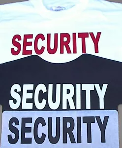 3. transfers security pack of 3 iron on T-SHIRTS etc.stores clubs markets fairs - Picture 1 of 2