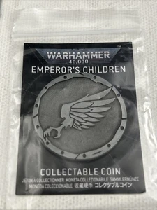 Warhammer 40K Emperors Children CSM Limited Edition Collectible Coin BRAND NEW - Picture 1 of 2