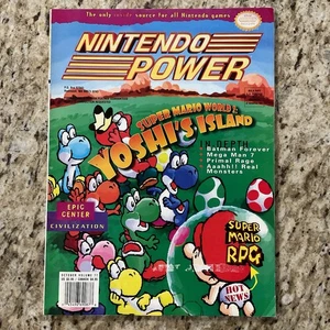 Nintendo Power Magazine Volume 77 October 1995 Water World Poster - Picture 1 of 18