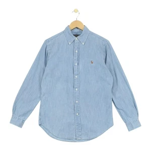 Ralph Lauren Denim Shirt Mens Size S Blue Lightweight Cotton Classic Fit - Picture 1 of 15