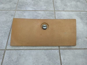 Ford Ranchero 1972 fabricante de equipos originales puerta guantera naranja marrón quemado tapa cubierta bloqueo - Imagen 1 de 5