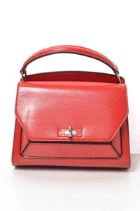 Bally B-Loved Small Red Leather Bag Used, One Size, Hand & Shoulder Bag - Picture 1 of 10
