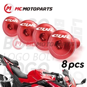 RED Windscreen Bolt Kit M5 For Honda CBR600RR CBR1000RR CBR900RR - Picture 1 of 3