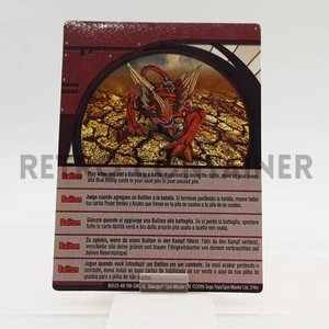 SEGA TOYS Spin Masters Ltd - BAKUGAN - Vintage Card - Baliton - Picture 1 of 1