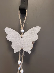 Wohnkultur mit Schmetterlingen, aus Holz. Perfekt für Wände und Türen - Bild 1 von 5