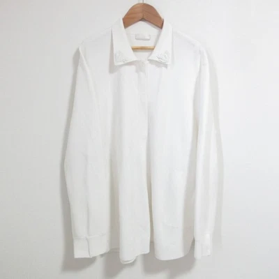 Chaqueta Camisa 23AW ANTEPRIMA VIS PATCH, Talla 42, Blanca Mujer USADA Foto 1 de 4