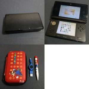 Nintendo 3DS Cosmo Black Excellent Console Multiple Demos - Picture 1 of 10