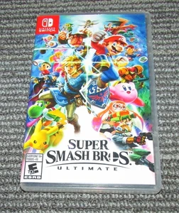 Super Smash Bros. Ultimate (solo estuche) Nintendo Switch auténtico envío rápido - Imagen 1 de 3