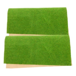 2 Pezzi Tappetino Erba Finta Fai da Te Tappetino Erba per Tavolo Sabbia Modello 25 00 X 25 00 cm - Foto 1 di 12