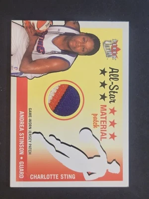 2003 Fleer Ultra Andrea Stinson All Star Material Patch #ASP-AS Serial # */100 - Image 1 of 4