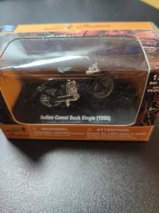 NEW-RAY 1906 INDIAN CAMEL BACK SINGLE MOTORCYCLE, 1:32 SCALE,  - Picture 1 of 3