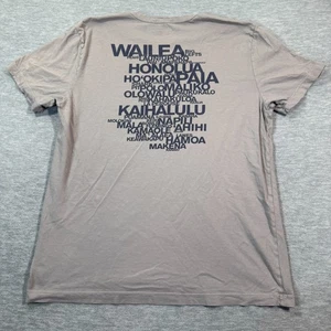 James Perse Camicia Uomo 3 Grigio Grafica Hawaii Made in USA Girocollo Casual - Foto 1 di 7
