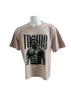 Travis Scott Courtzone Apparel Graphic Cotton Tshirt Men's Size 2XL Tee Spellout - Picture 1 of 7