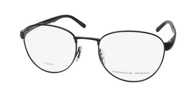 NUEVO MARCO DE GAFAS PORSCHE DESIGN P8369 UN NEGRO JAPÓN TITANIO PARA HOMBRE 52-19-145 Foto 1 de 4