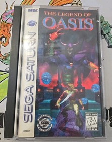 The Legend of Oasis Sega Saturn Video Game 1996 CIB Complete Pre-Owned Good Cond