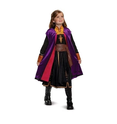 **NEW** Disney Frozen II Deluxe Anna 3-Piece Halloween Costume Size S 4-6 $24.97 - Image 1 of 3