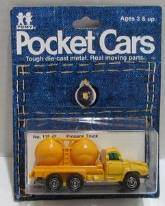 1974 Tomy Pocket Car Propane Truck No. 115-42 , Mint in Pack - Picture 1 of 2