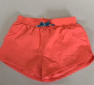 CIRCO Girls Kids Athletic Shorts Size M Medium 7/8 Orange Elastic Waist - Picture 1 of 5