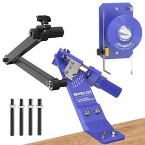 Lawn Mower Blade Sharpener&Lawn Mower Blade Balancer - Various Mower Blade,Blue - Picture 1 of 8