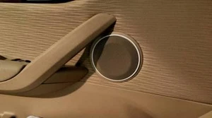D Chrom Ring für Türlautsprecher vorne / BMW X1 - Edelstahl poliert - Picture 1 of 3
