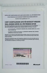 1er CAL USER Microsoft Windows 2011 Small Business Server SBS componente aggiuntivo premium - Foto 1 di 2