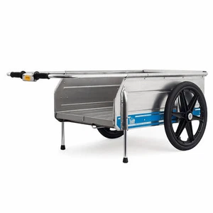 Tipke Manufacturing Company Foldit Do It All Aluminum Folding Cart, Blue Stripe - Picture 1 of 11