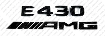 Maletero emblemas negro brillante para Mercedes-Benz E430 AMG W210 W211 W212 W213 W214 Foto 1 de 4