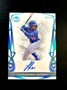 Hoja Trinidad Luis Angel Acuna 2023 azul automático #42/49 - Imagen 1 de 2